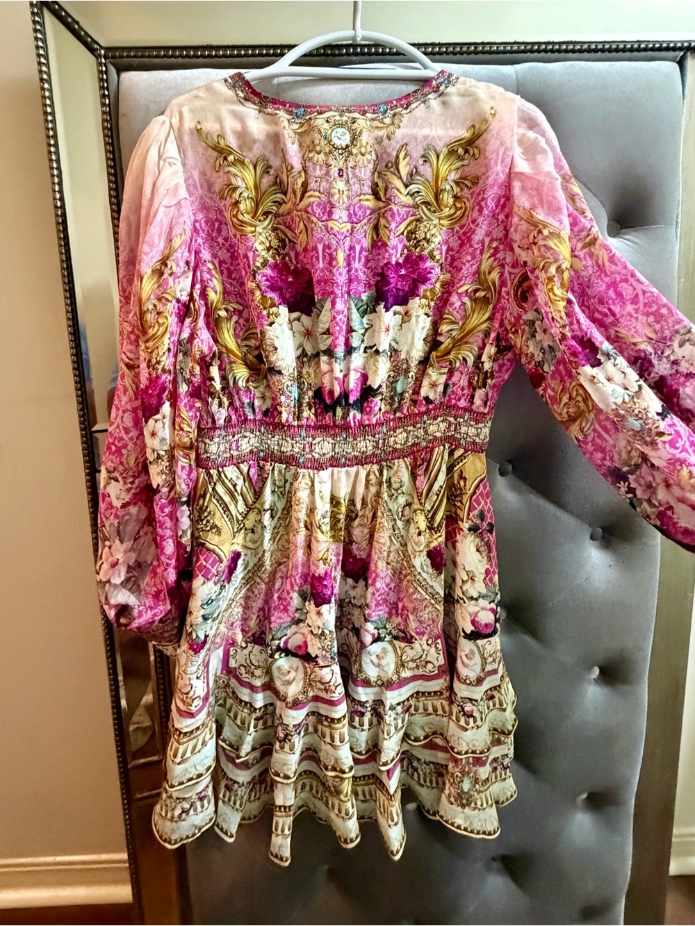 Camilla ‘Call of the Canal’ Button Front Fringe Dress - Picture 4 of 9